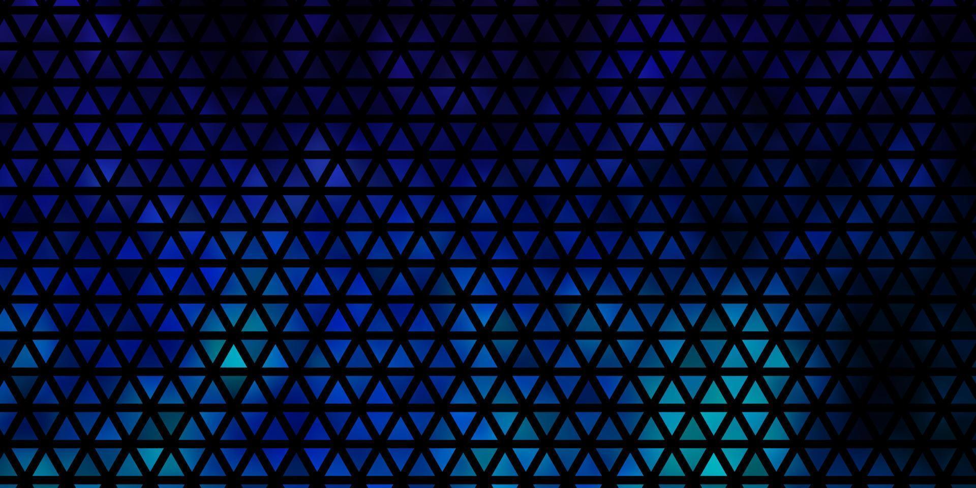 Dark Pink, Blue vector backdrop with lines, triangles.