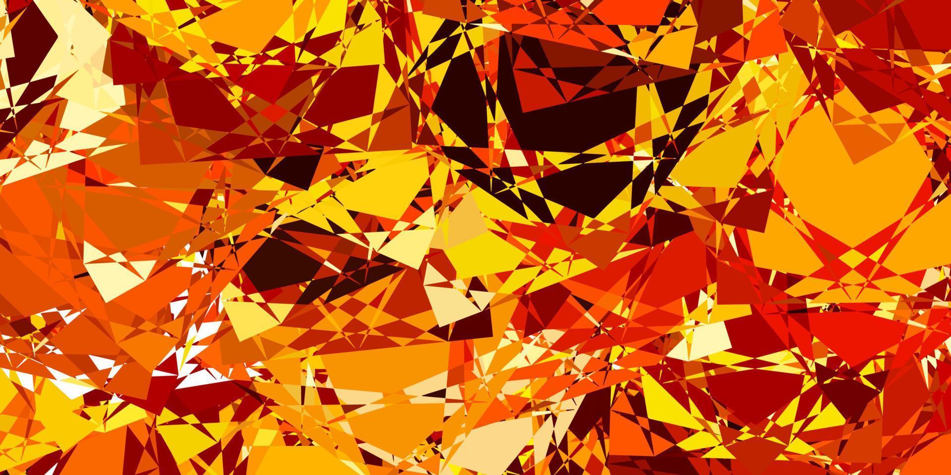 Light Orange vector layout with triangle forms.