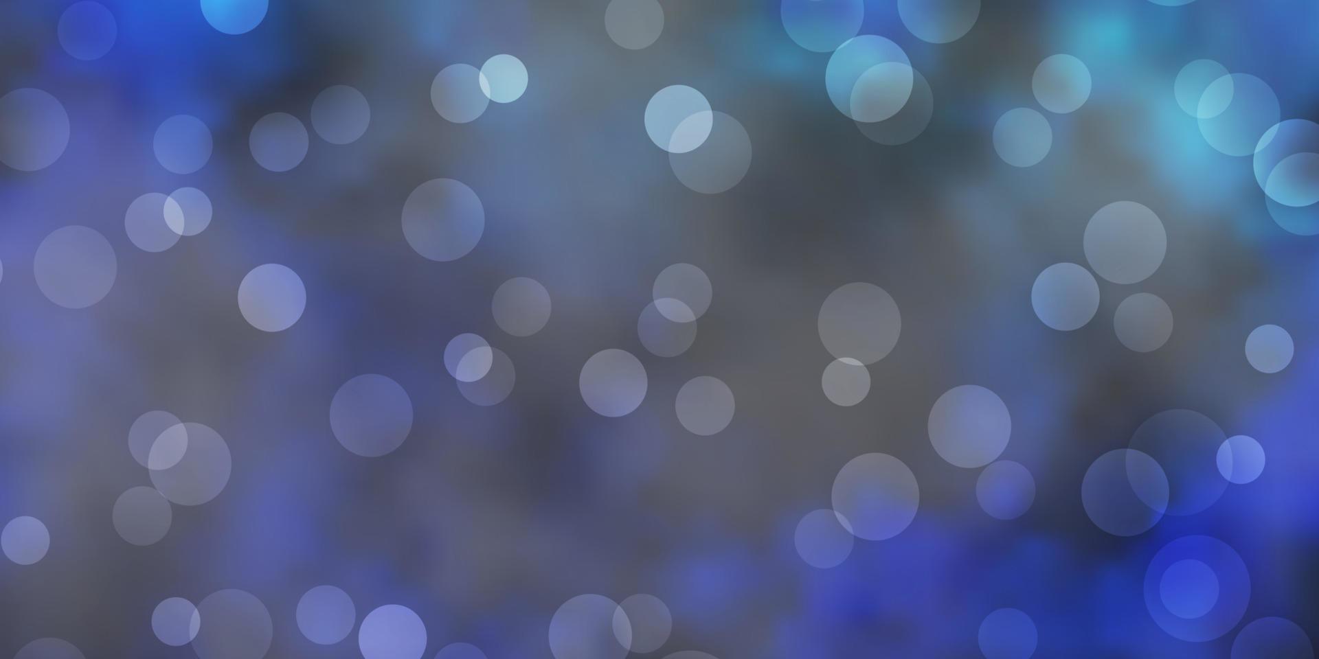Dark BLUE vector backdrop with dots.