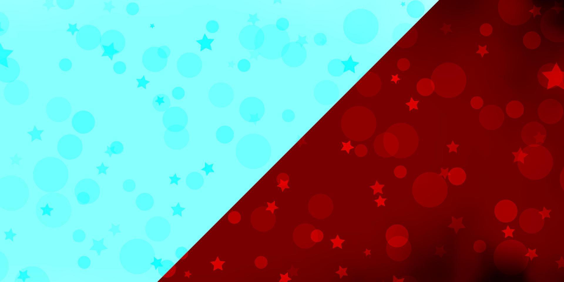 Vector background with circles, stars.