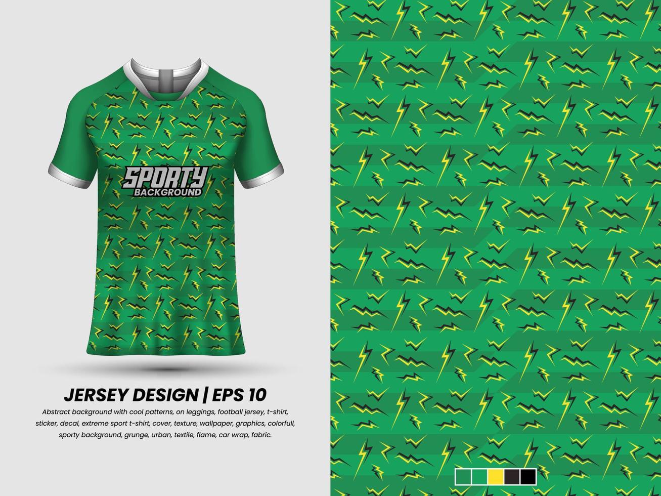 Apllication pattern to jersey, ready to print, sublimation design vector