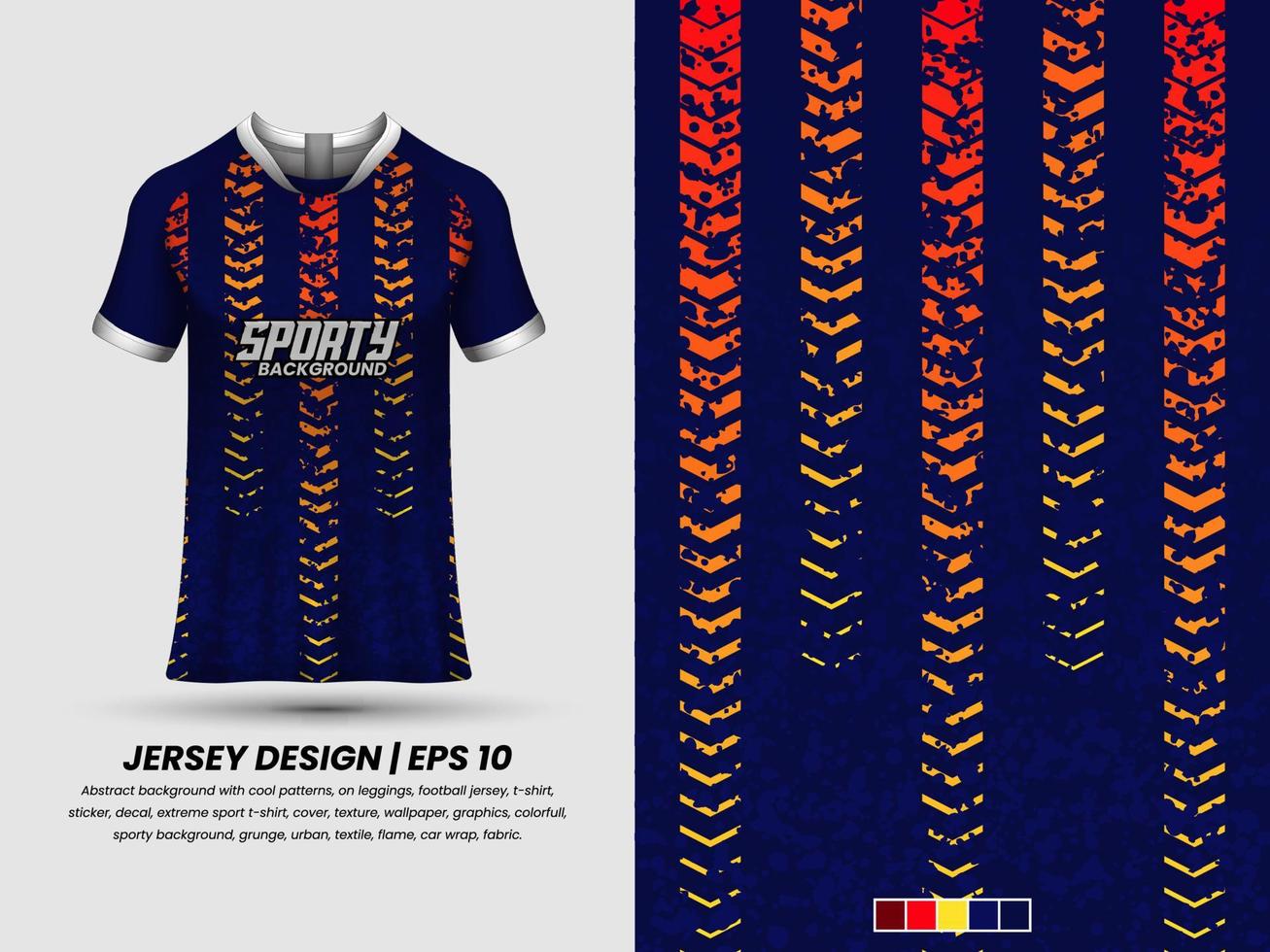 aplicacion modelo a jersey, Listo a imprimir, sublimación diseño vector