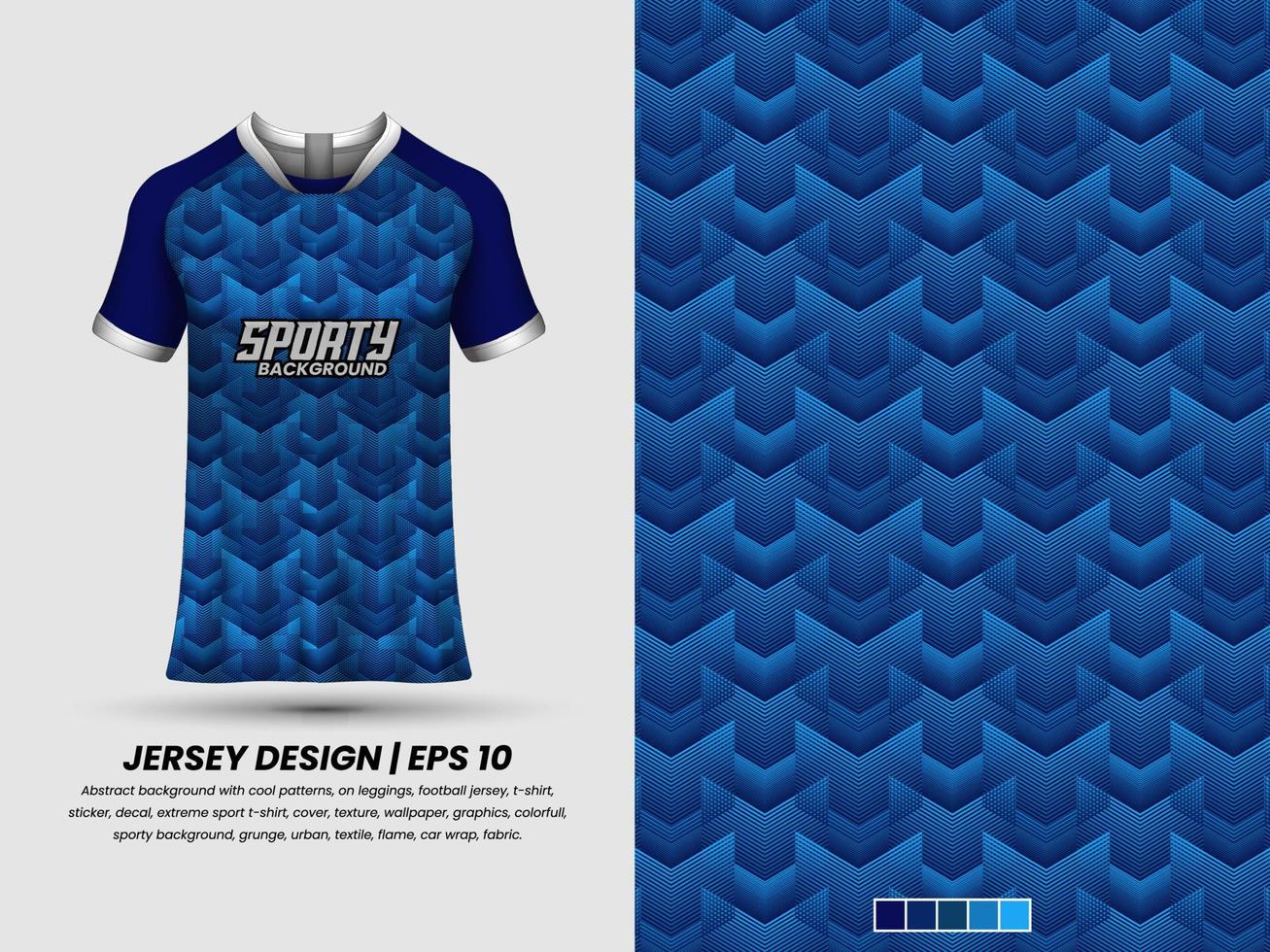 Apllication pattern to jersey, ready to print, sublimation design vector