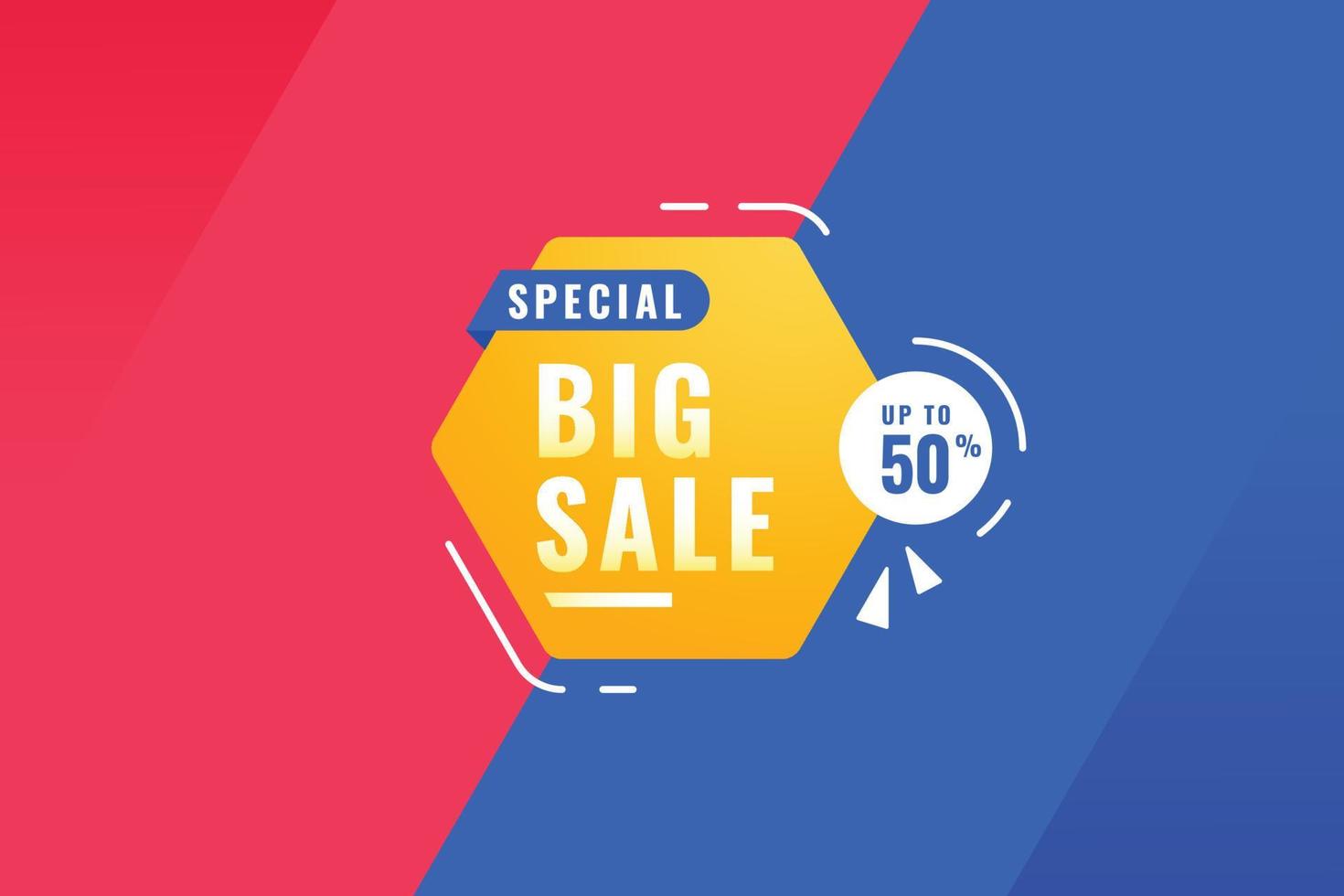 Vector sale banner promotion design