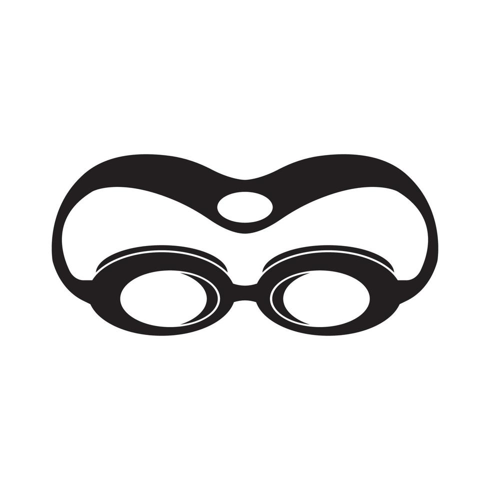 Swimming goggles icon symbol,illustration design template. vector