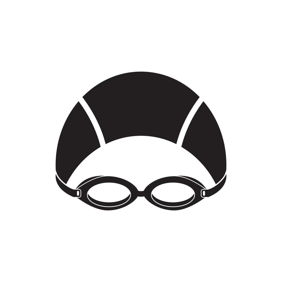 Swimming goggles icon symbol,illustration design template. vector