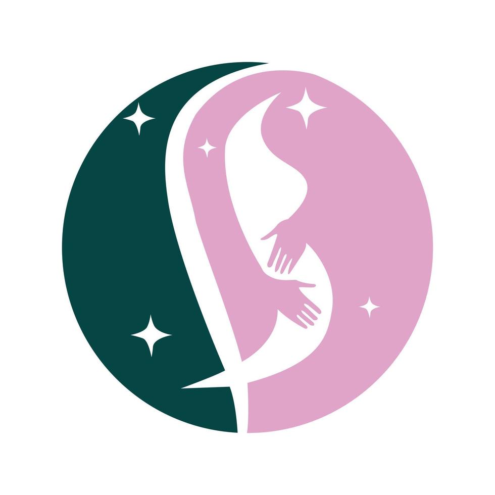 Pregnant logo vector art imagse