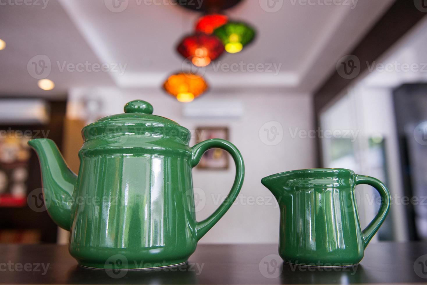 A cup of tea and jug 2 photo