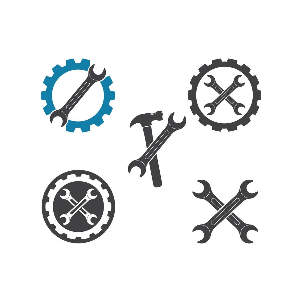 wrench vector illustration and icon of automotive