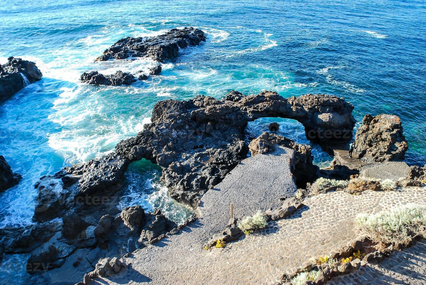 Scenic coastal view photo
