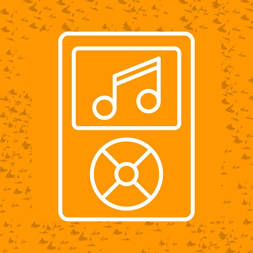 icono de vector de reproductor de música