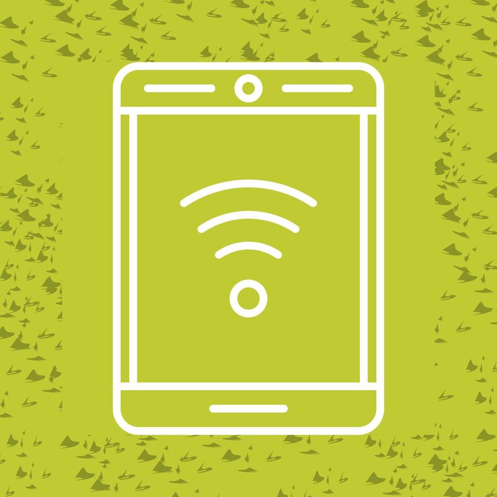 Phone With Signal Vector Icon