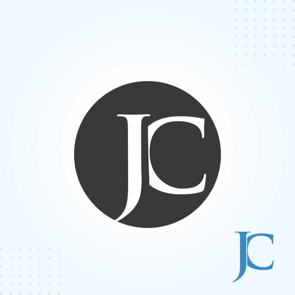 JC Hexagon Logo Template In Modern Creative Minimal Style Vector Design