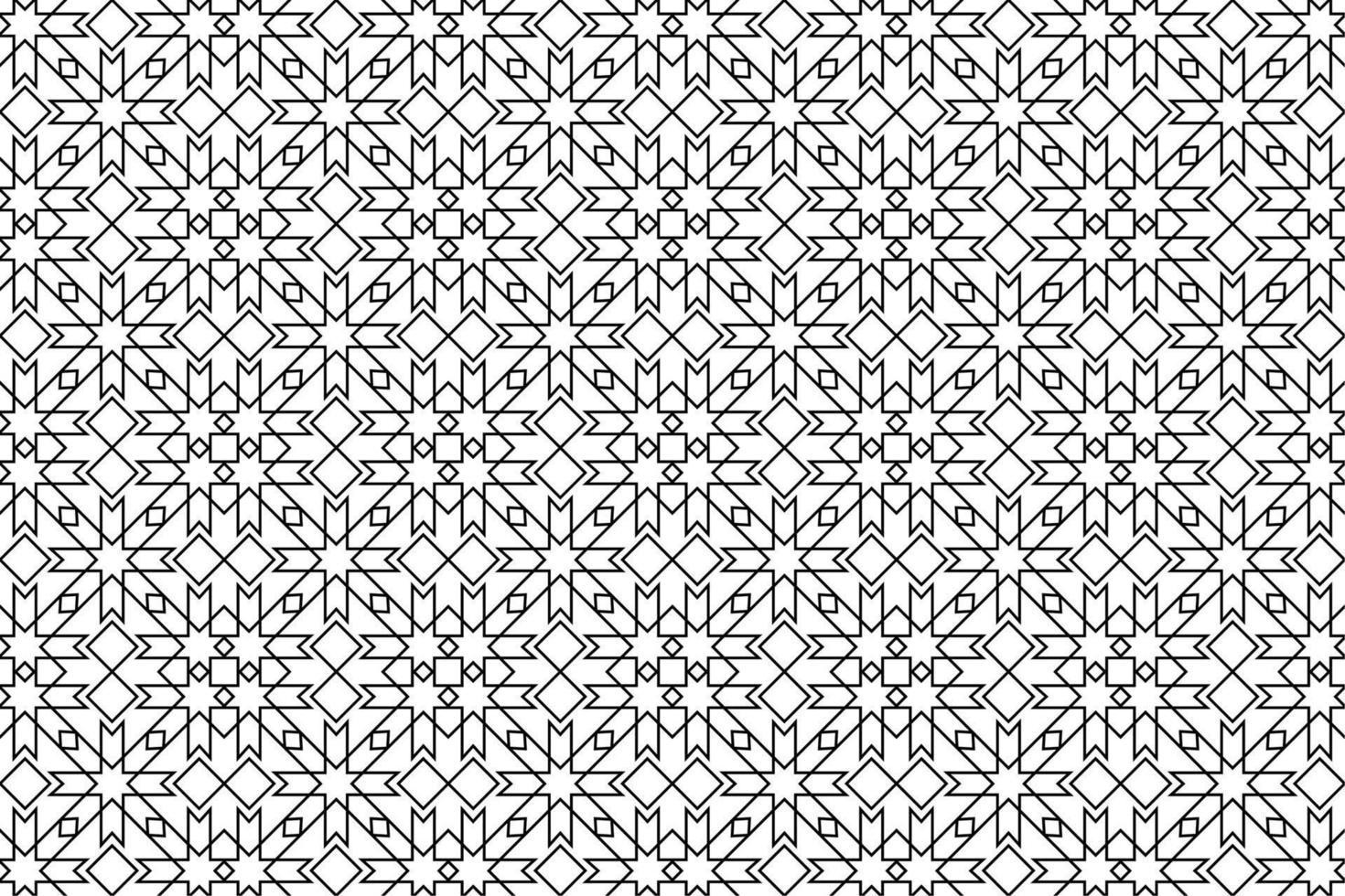 Islamic background. Black stripe on transparent background. Ramadan kareem. Ied mubarak. Seamless geometric background. vector