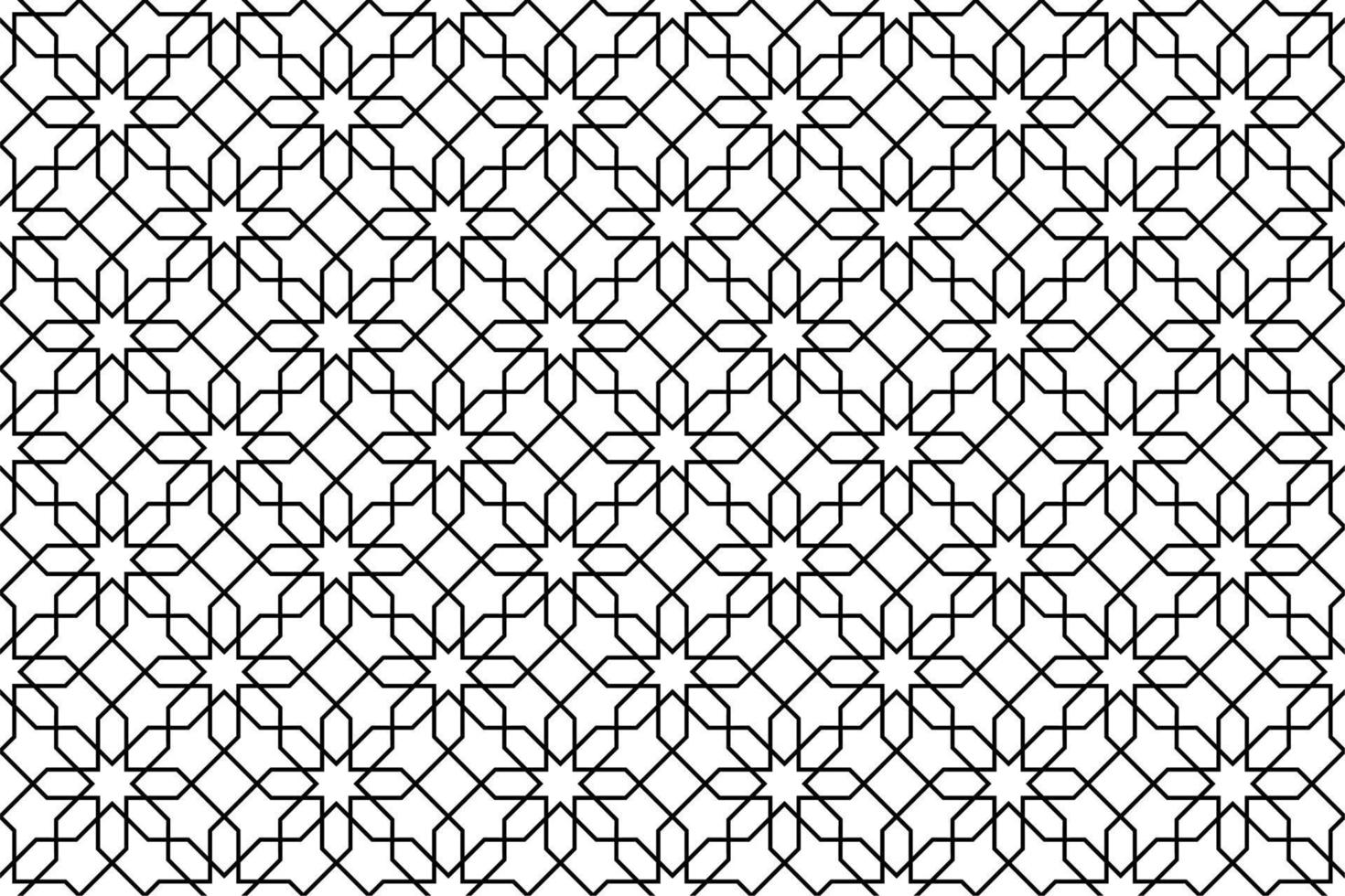Islamic background. Black stripe on transparent background. Ramadan kareem. Ied mubarak. Seamless geometric background. vector