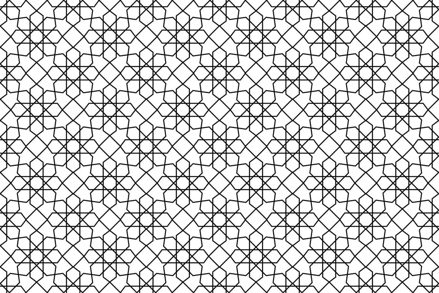 Islamic background. Black stripe on transparent background. Ramadan kareem. Ied mubarak. Seamless geometric background. vector