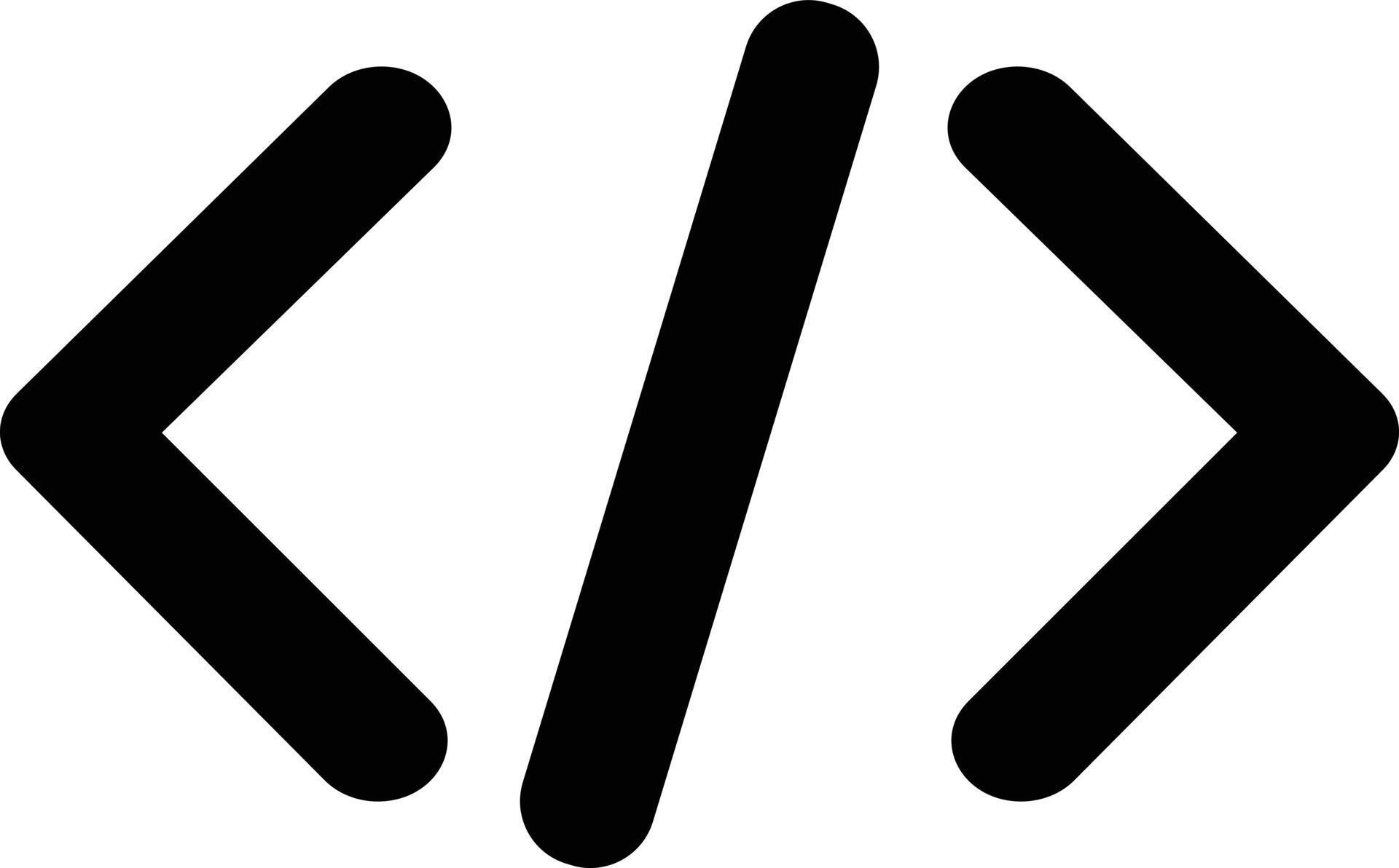 code icon vector isolated on white background. code icon illustration ...