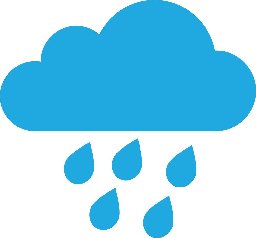 Hard Rain icon vector isolated on background . Weather forecast icon includes rainy season, rainstorm, thunder, lightning, winter, snowing and cold weather