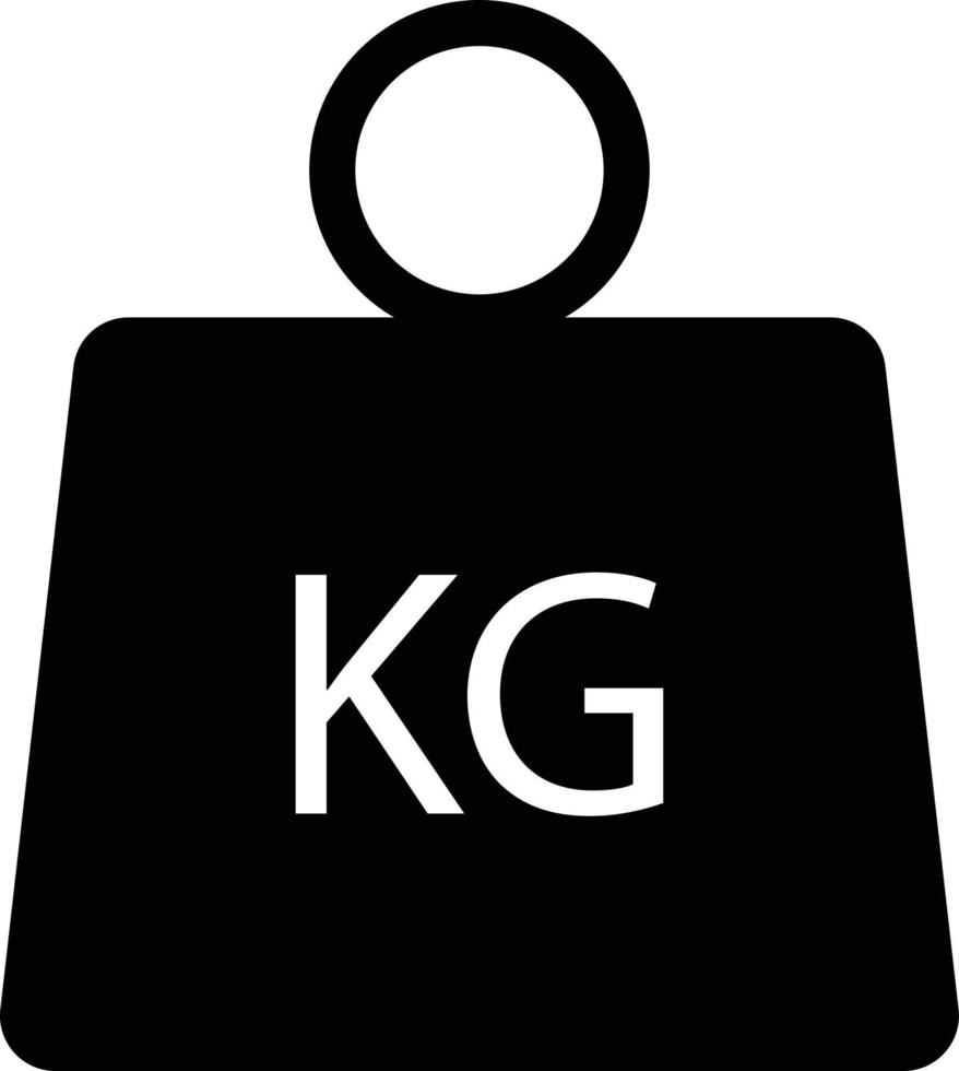 Weight Icon vector . Scale icon . Kilogram dumbbell vector illustration on white isolated background