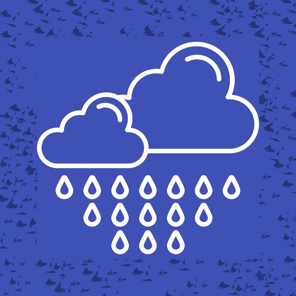 icono de vector de lluvia