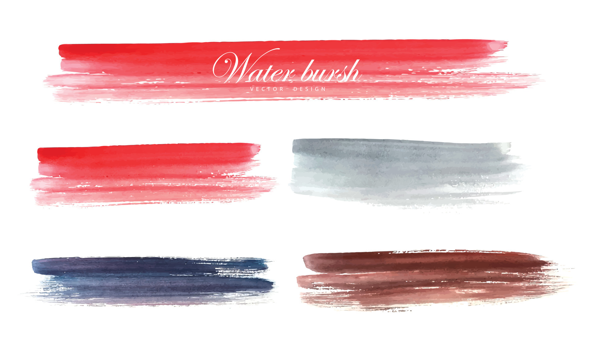 Brush vector eps design watercolor 21892346 Vector Art at Vecteezy