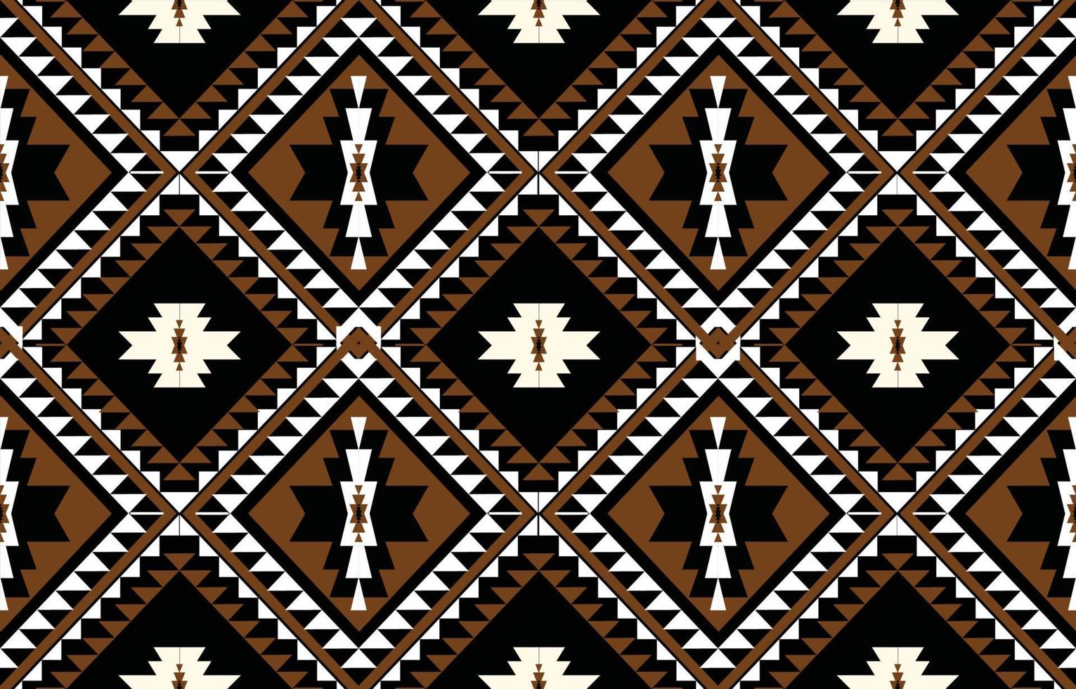 Geometric Ethnic pattern vector. African, American, Mexican, Western Aztec motif striped and bohemian pattern. designed for background,wallpaper,print, carpet,wrapping,tile,batik.vector illustratoin. vector
