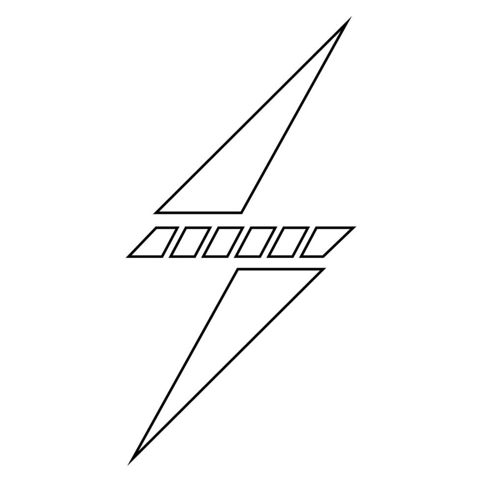 electricidad icono ilustración vector