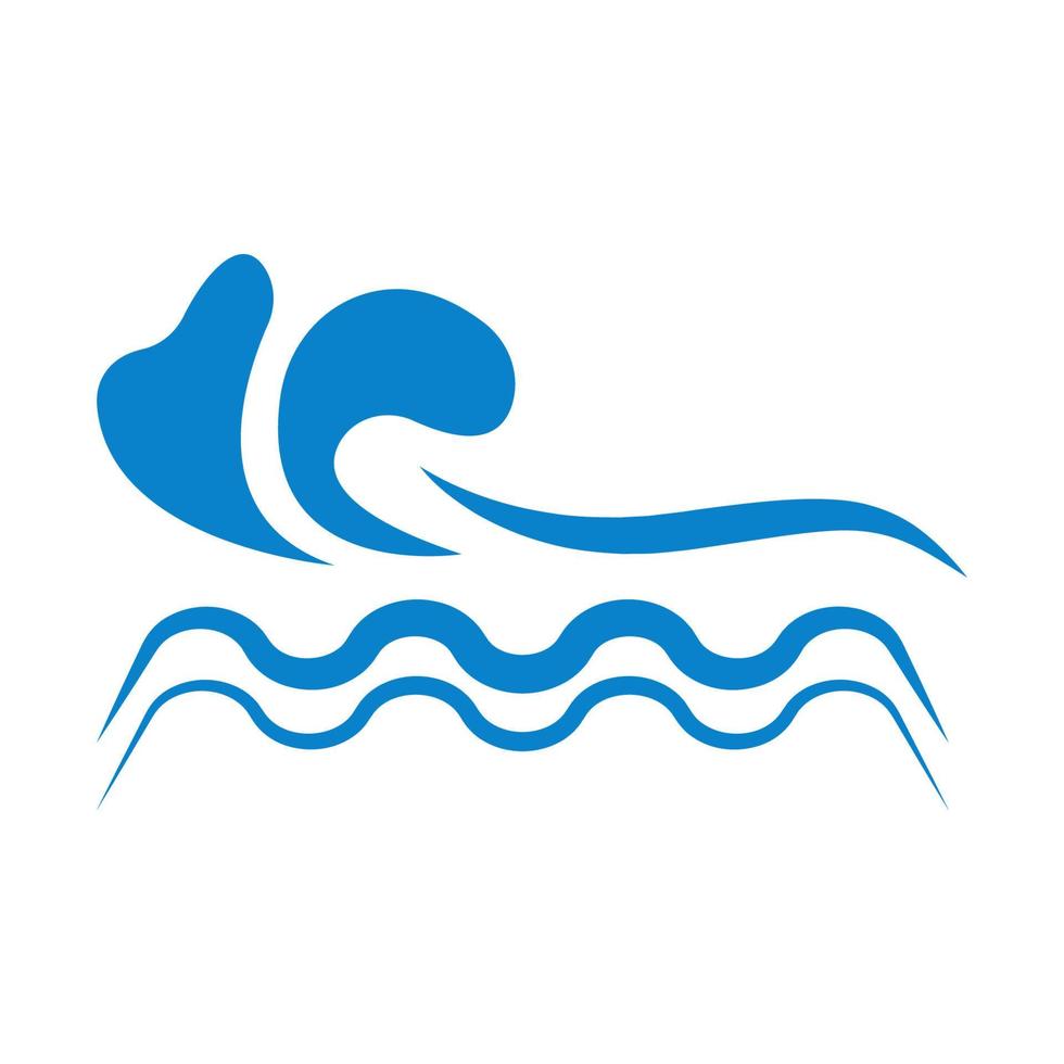 wave icon illustration vector