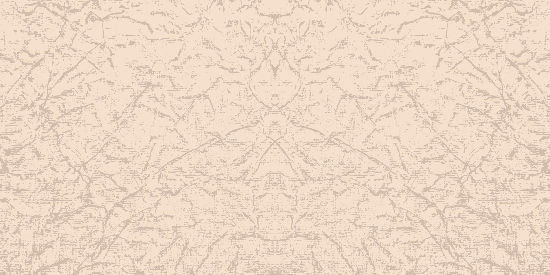 Abstract craft texture of crumpled paper, background and wallpaper. Beige vector illustration.