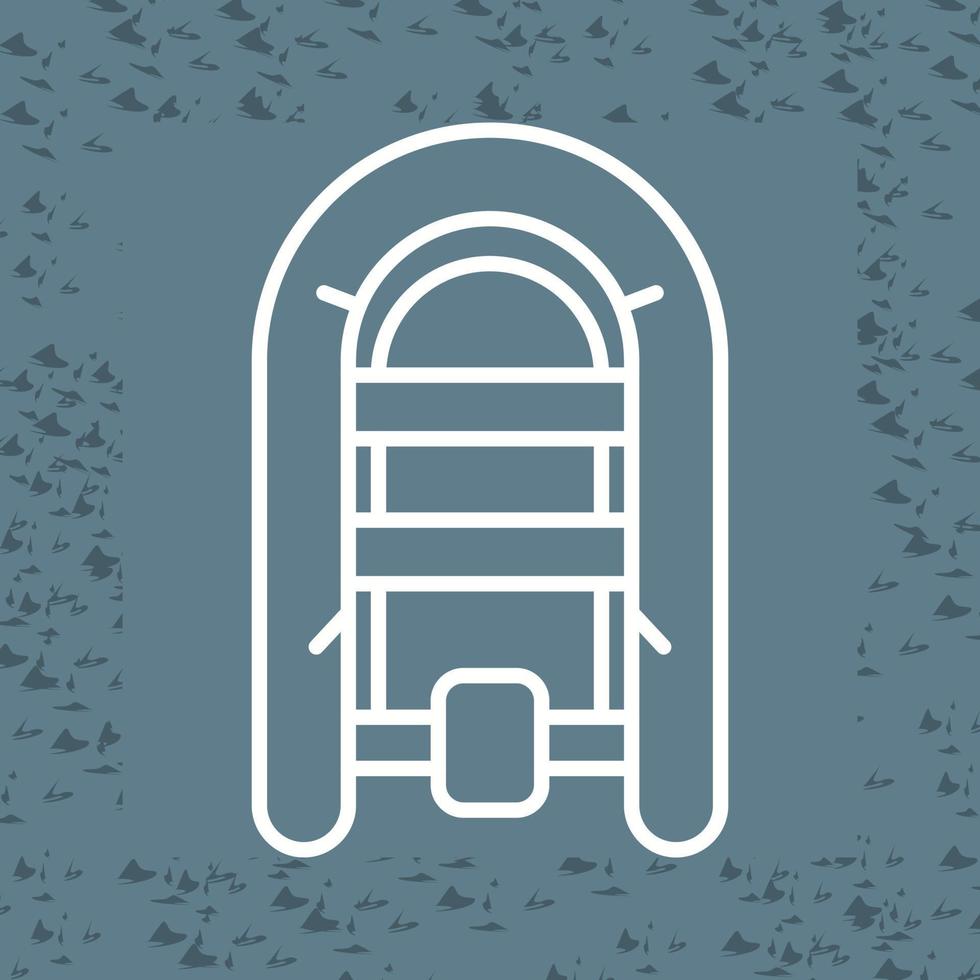 Inflatable Boat Vector Icon