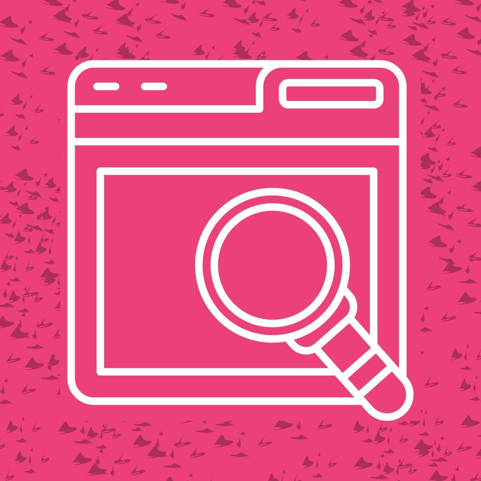 Web Search Vector Icon