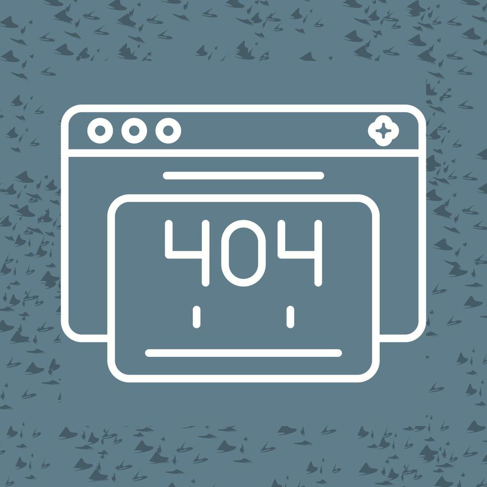 404 Error Vector Icon