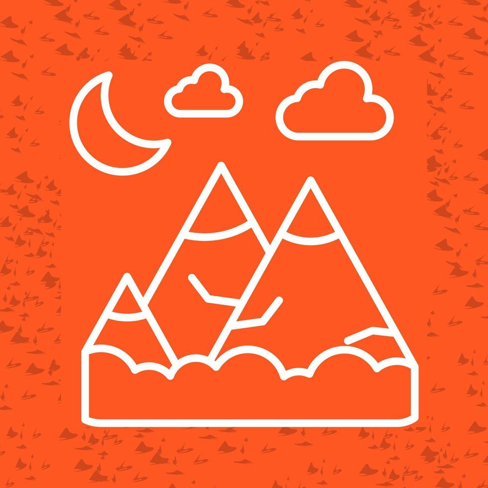 Mountains Vector Icon