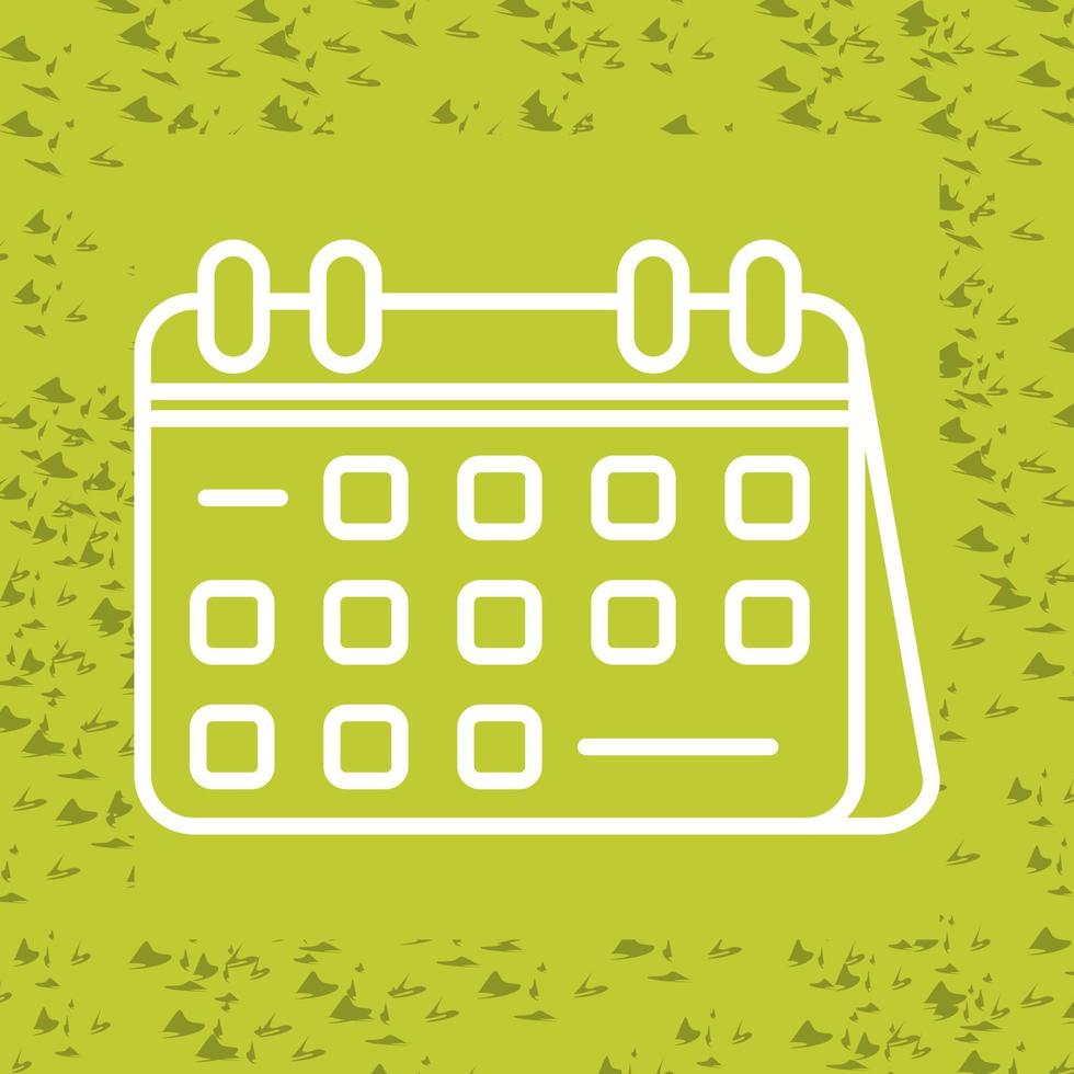 icono de vector de calendario