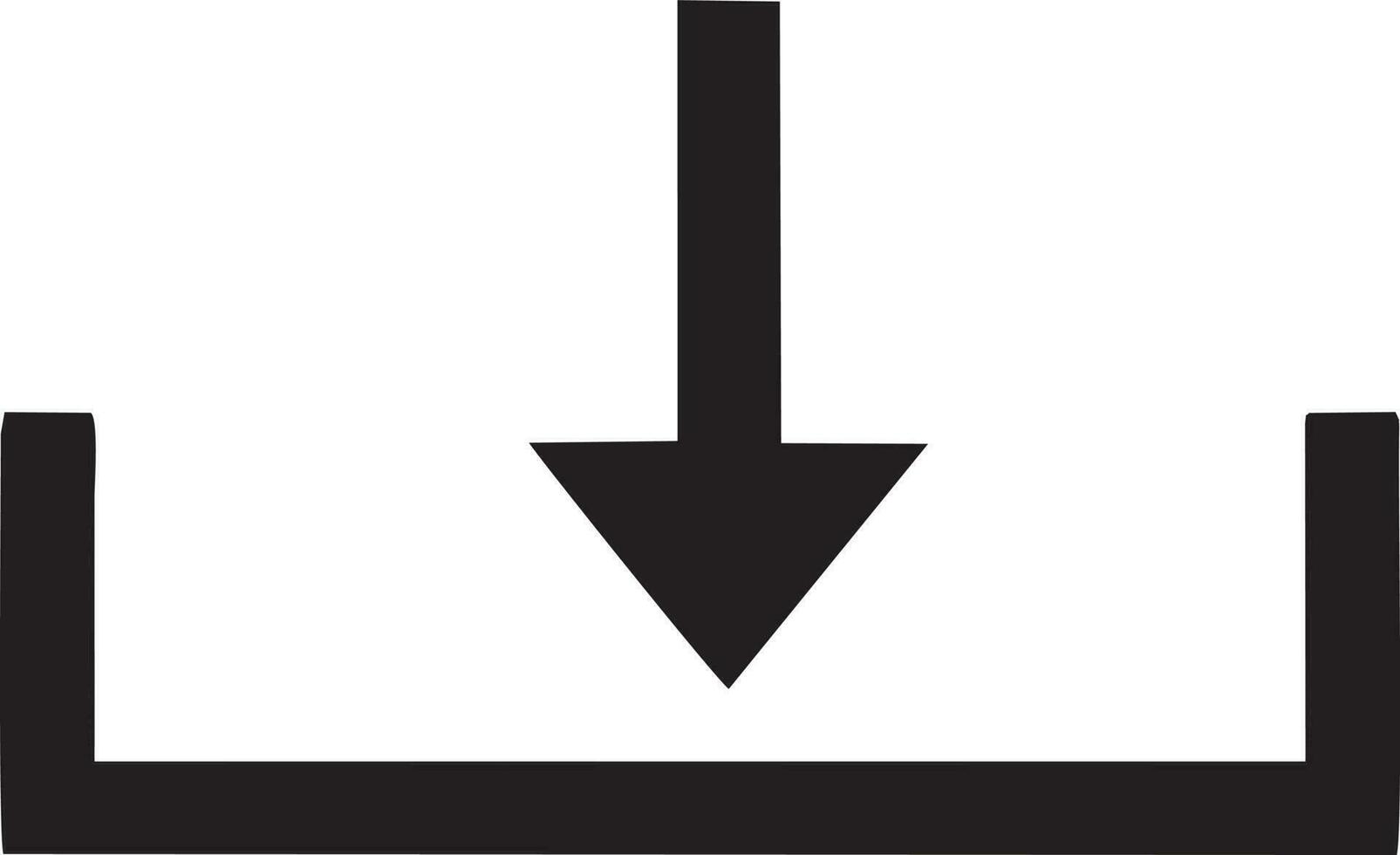 Download icon symbol image vector. Illustration of the down load design. EPS 10 vector