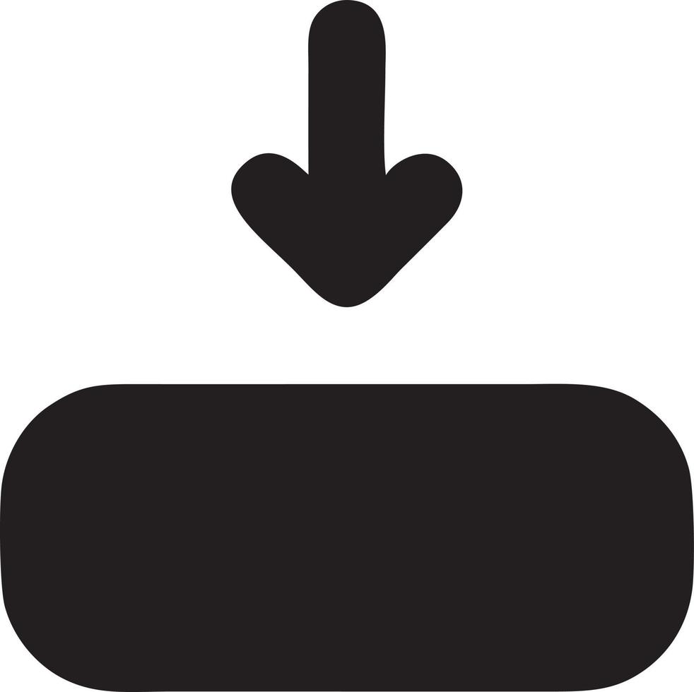 Download icon symbol image vector. Illustration of the down load design. EPS 10 vector