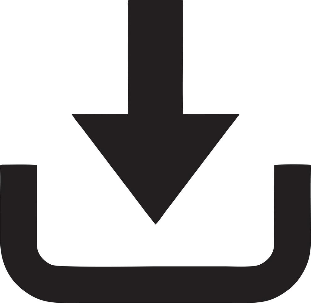 Download icon symbol image vector. Illustration of the down load design. EPS 10 vector