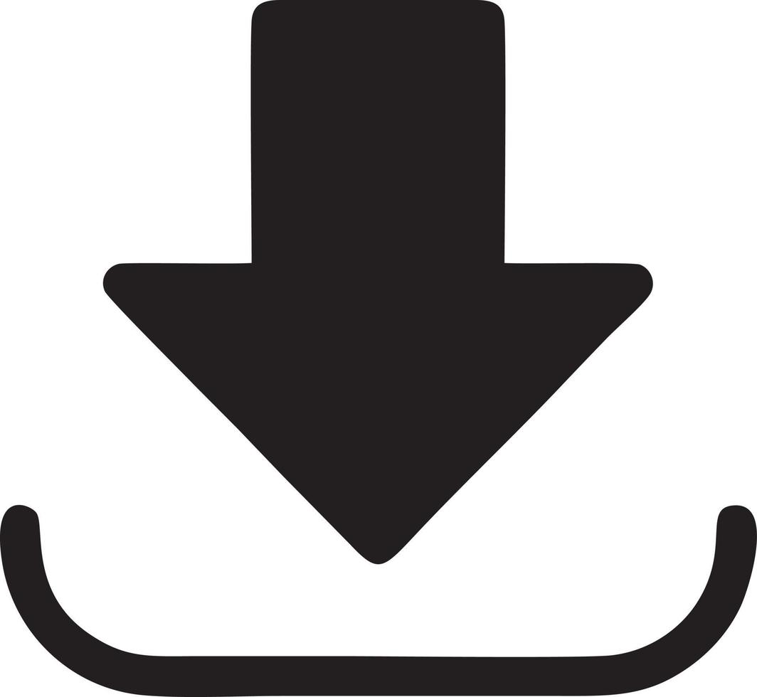 Download icon symbol image vector. Illustration of the down load design. EPS 10 vector