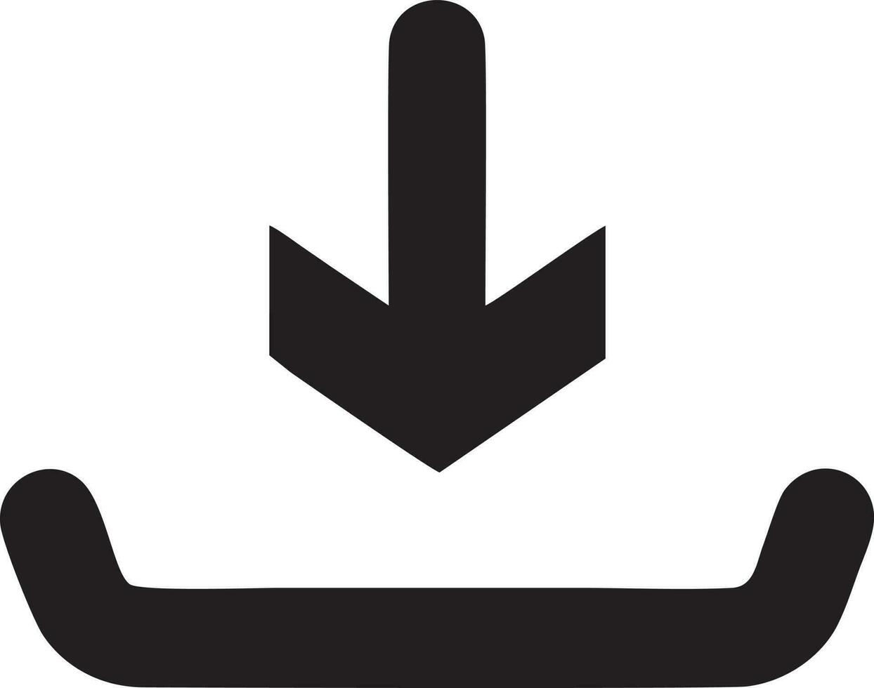 Download icon symbol image vector. Illustration of the down load design. EPS 10 vector