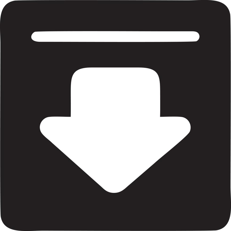 Download icon symbol image vector. Illustration of the down load design. EPS 10 vector