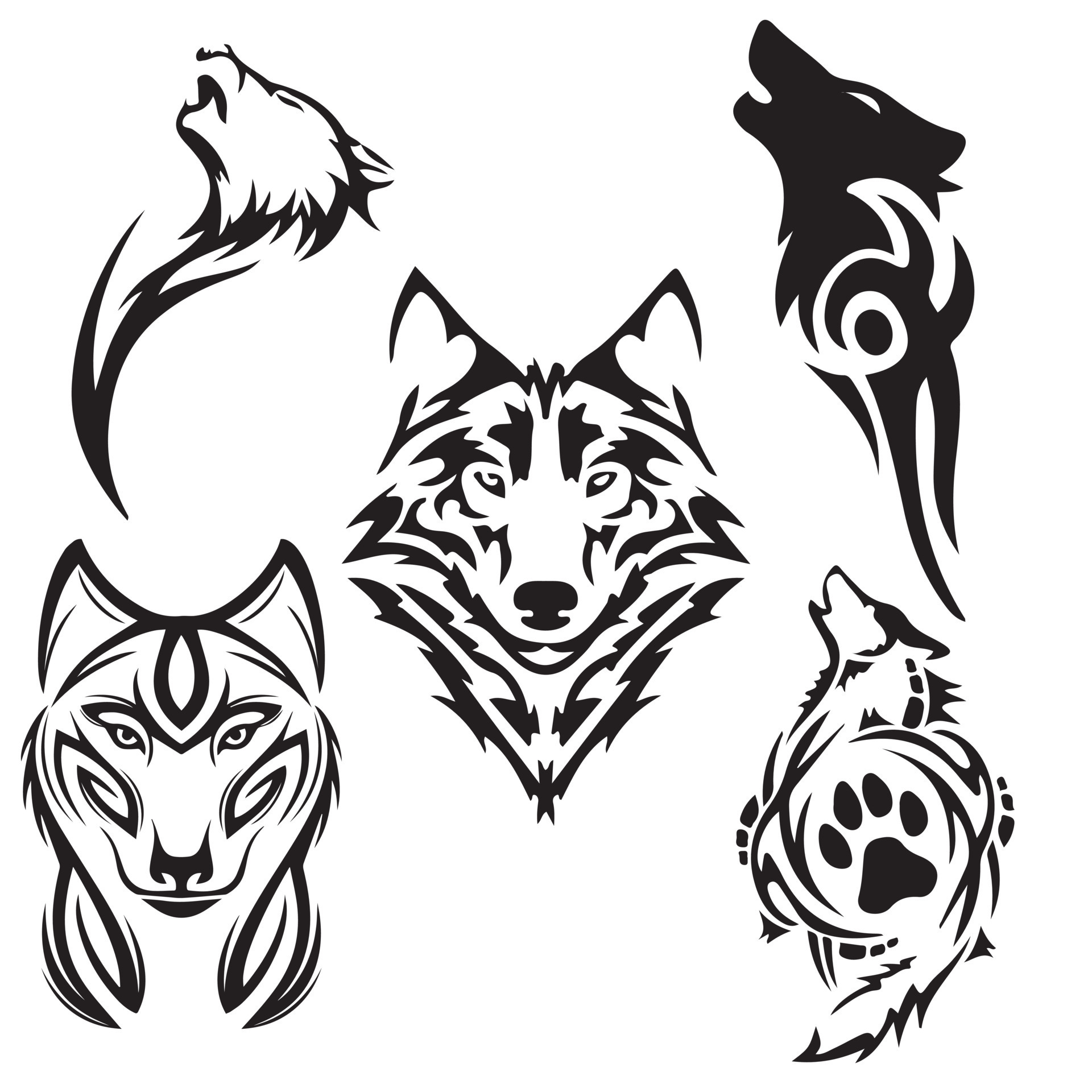 110 Background Of Angry Wolf Tattoo Design Illustrations RoyaltyFree  Vector Graphics  Clip Art  iStock