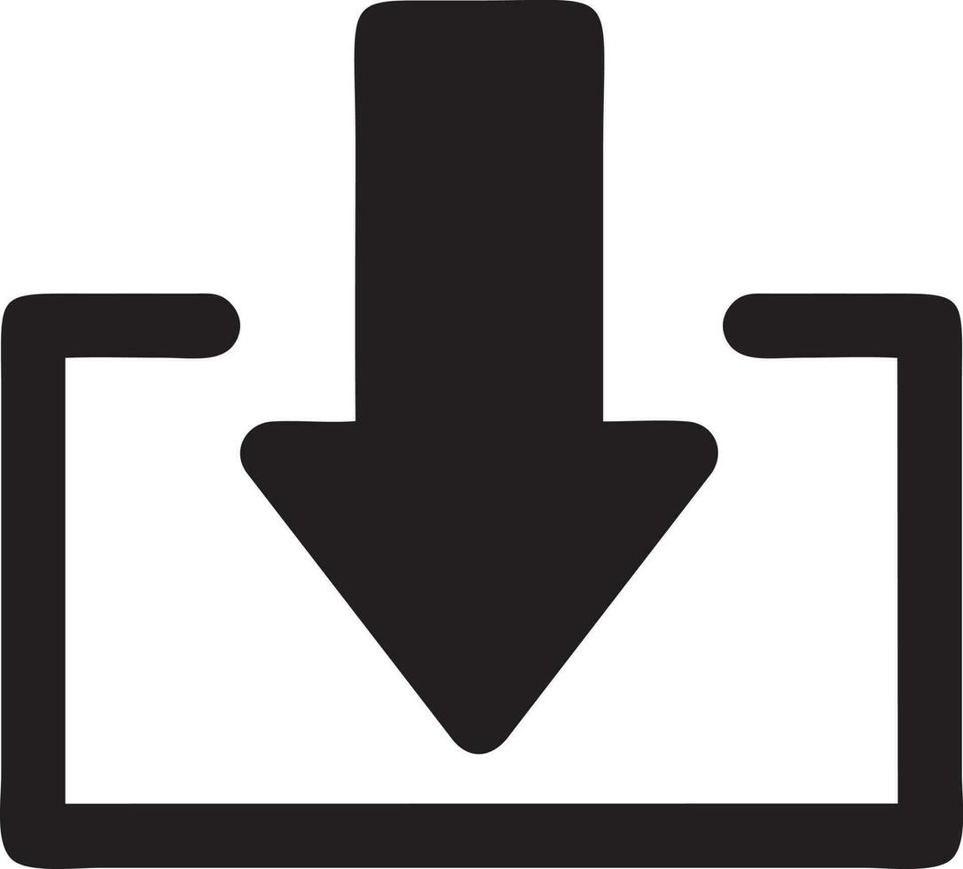 Download icon symbol image vector. Illustration of the down load design. EPS 10 vector