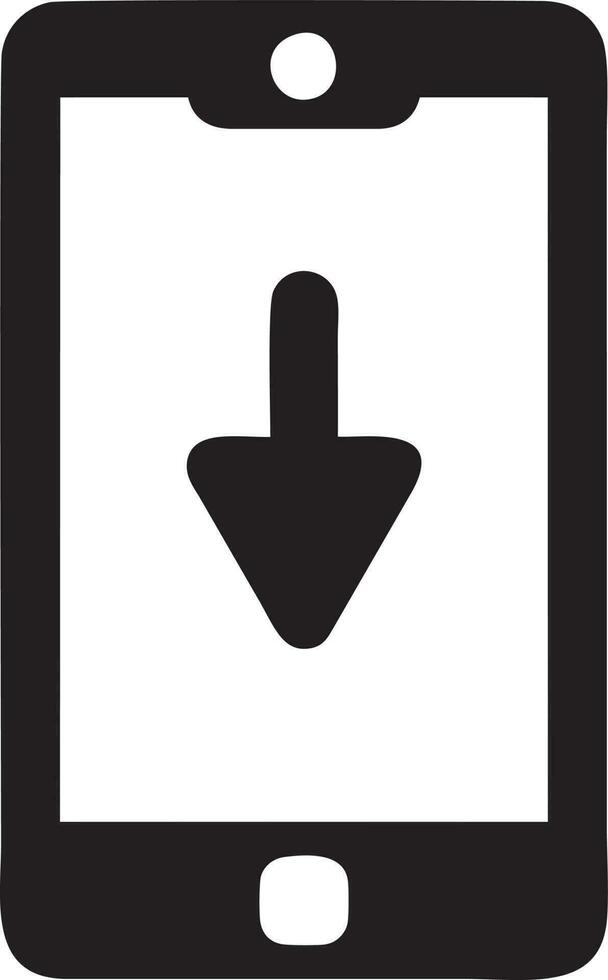 Download icon symbol image vector. Illustration of the down load design. EPS 10 vector