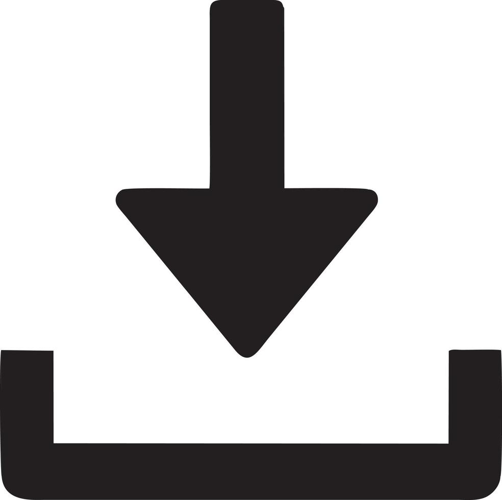 Download icon symbol image vector. Illustration of the down load design. EPS 10 vector
