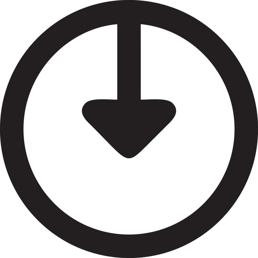 Download icon symbol image vector. Illustration of the down load design. EPS 10 vector