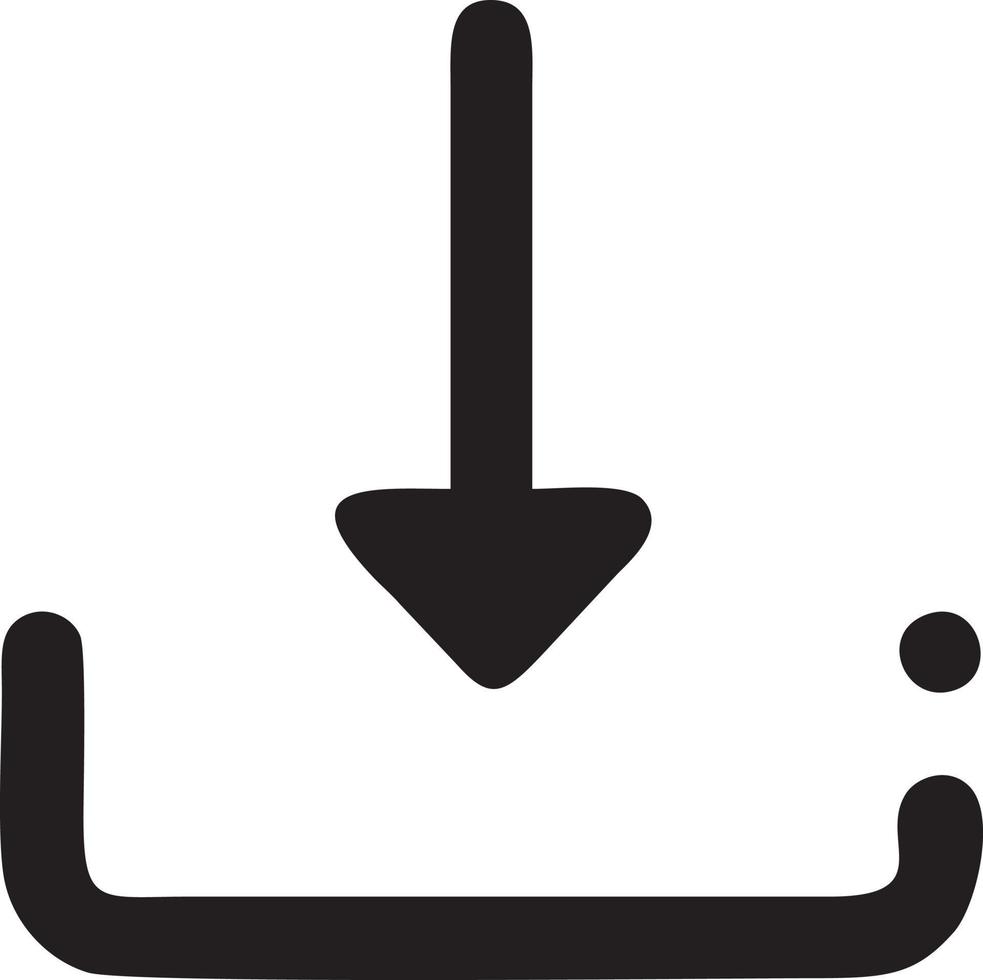 Download icon symbol image vector. Illustration of the down load design. EPS 10 vector