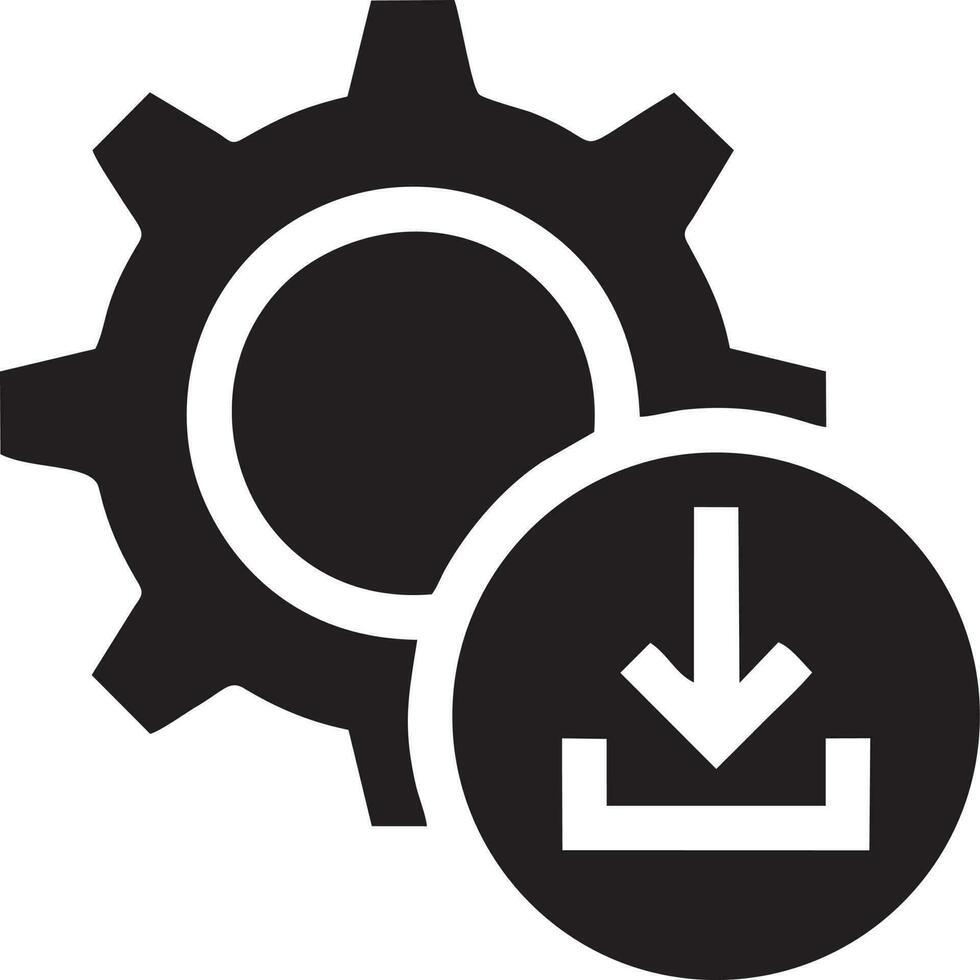 Download icon symbol image vector. Illustration of the down load design. EPS 10 vector