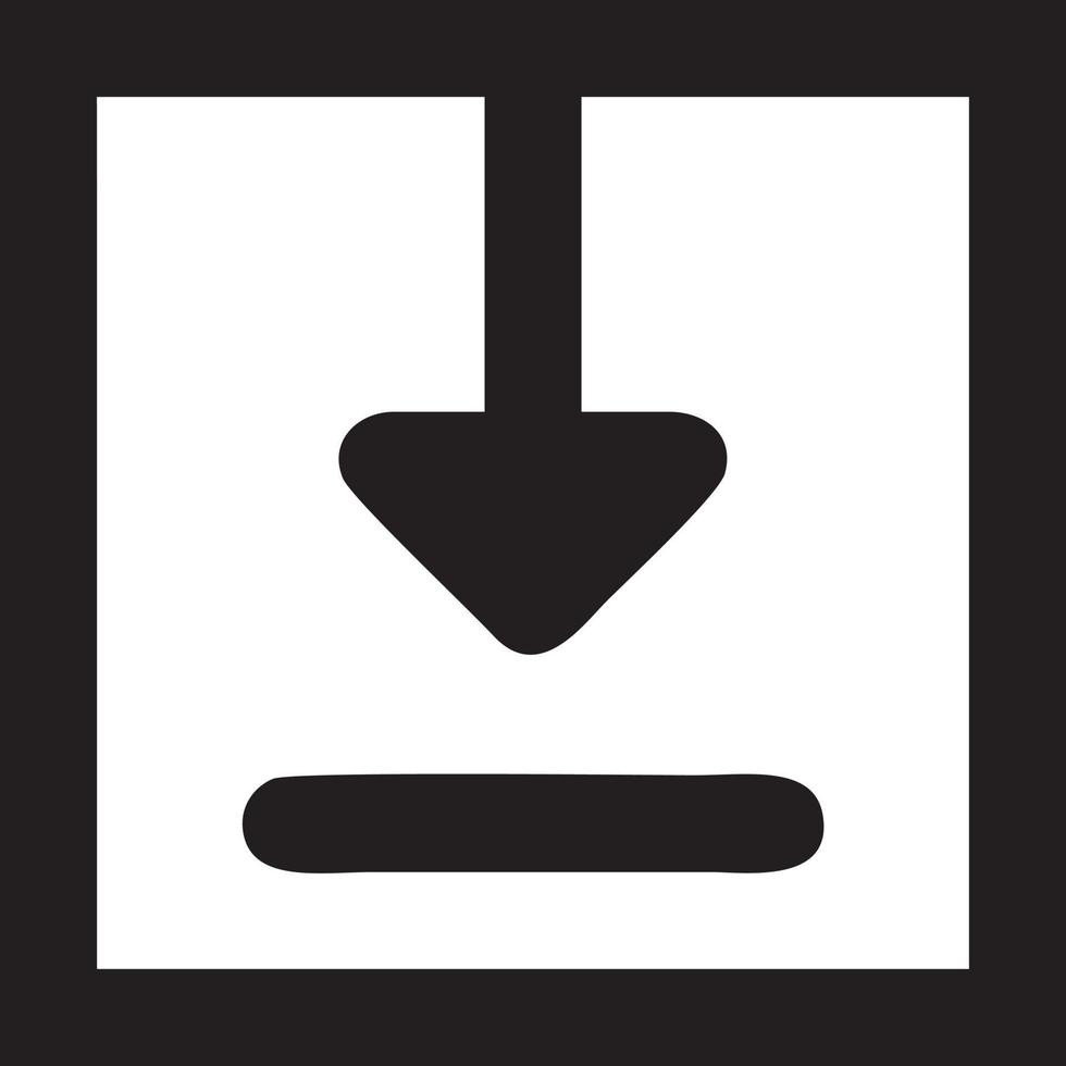 Download icon symbol image vector. Illustration of the down load design. EPS 10 vector