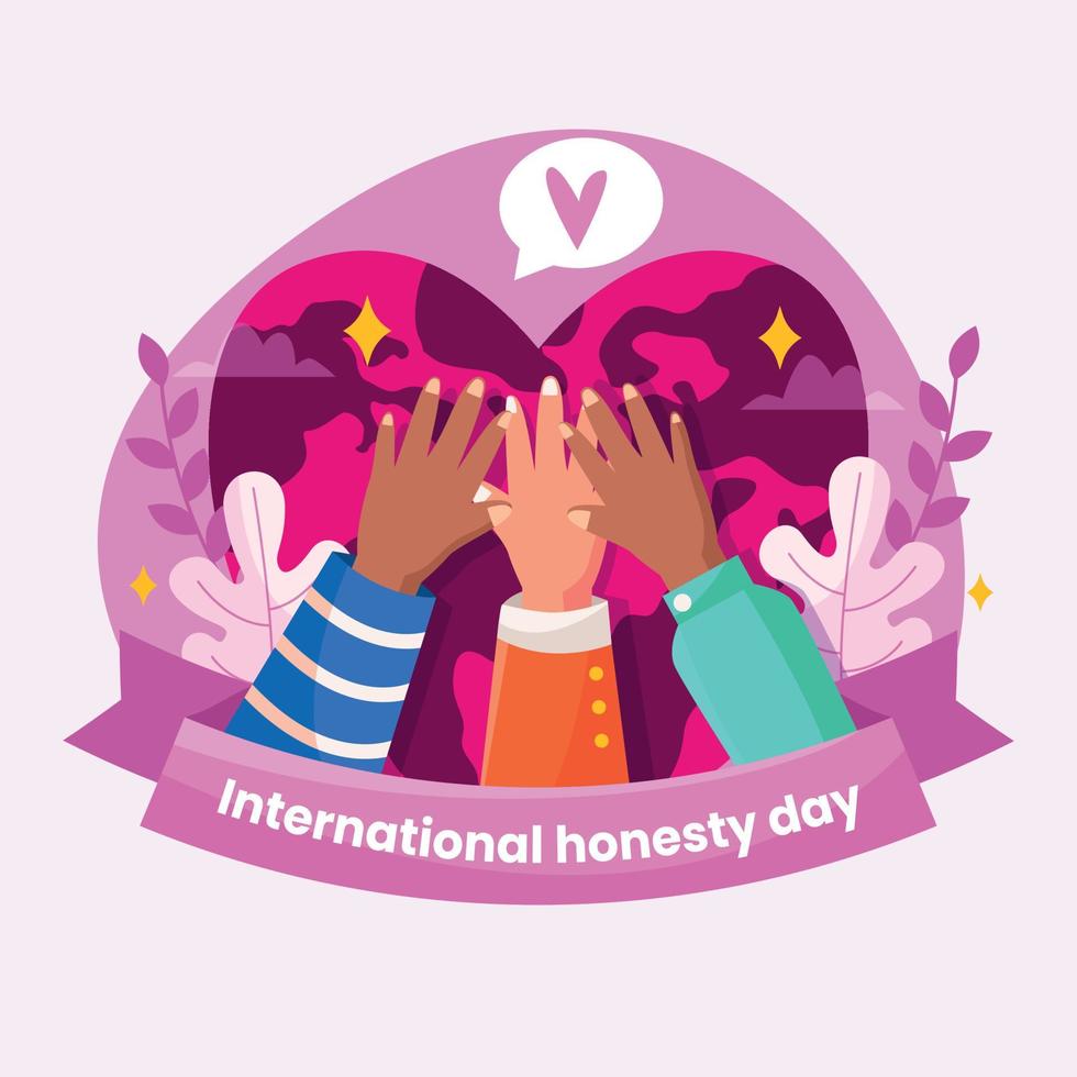 International honesty day April 30 vector