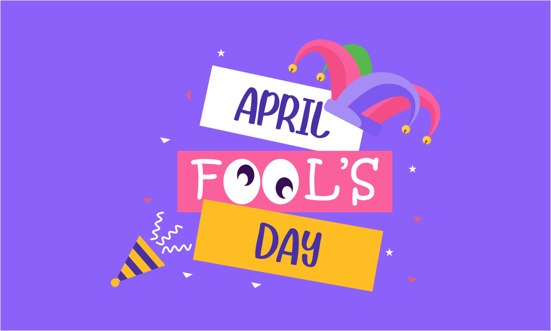 April fools day illustration vector 21894634 Vector Art at Vecteezy